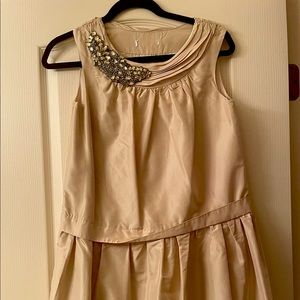Oscar De La Renta Beige Cocktail Dress